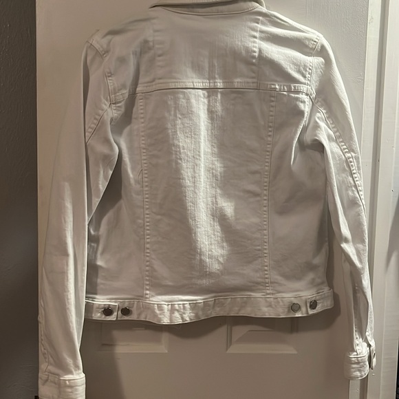 Michael Kors White Jean Jacket - Picture 3 of 4